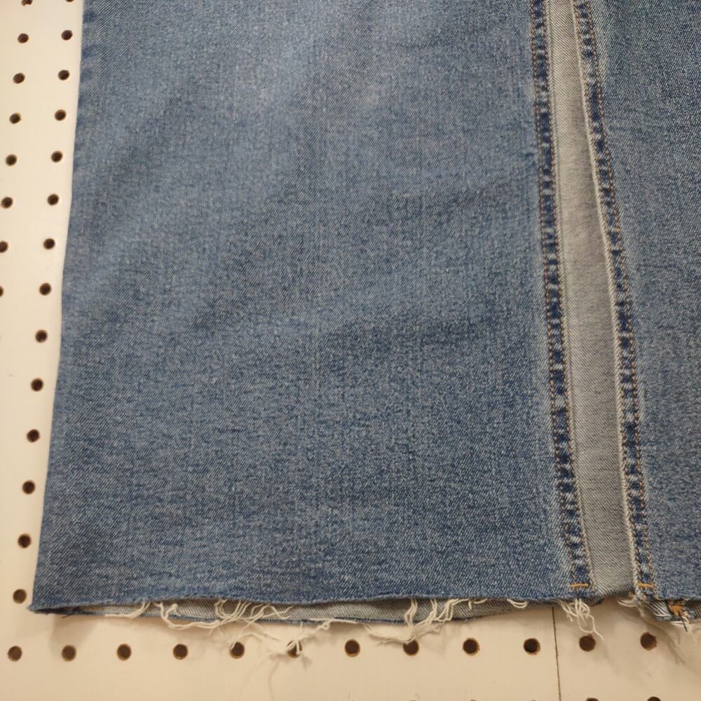 Almost Famous Maxi Jean Skirt with High Slit in Front, Size Medium - Picture 3 of 9